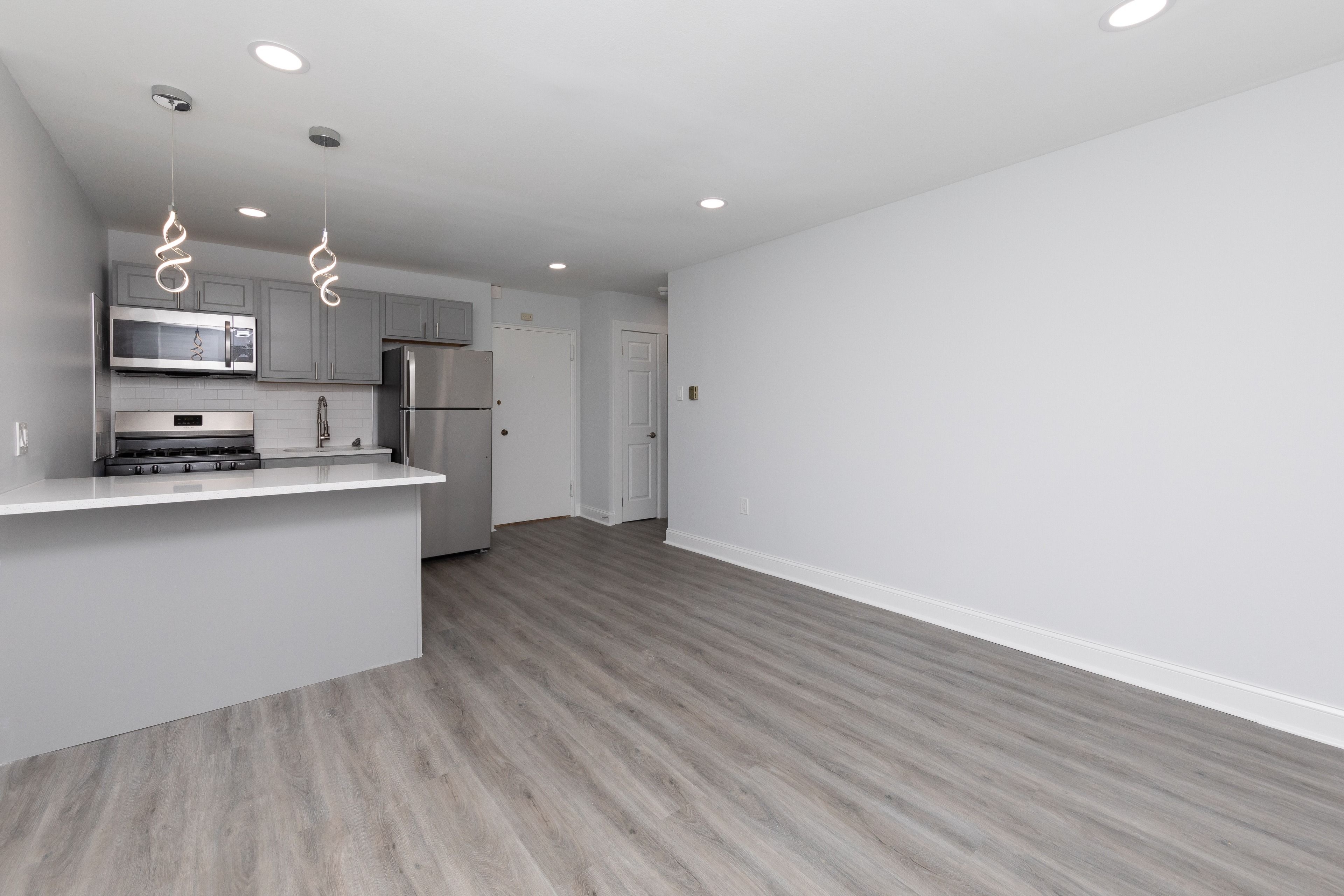 Kitchen, Living Area-Renovated